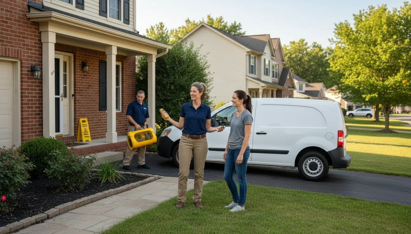 Water restoration image for Flood Water Cleanup, Removal And Restoration Services in Crystal City, TX